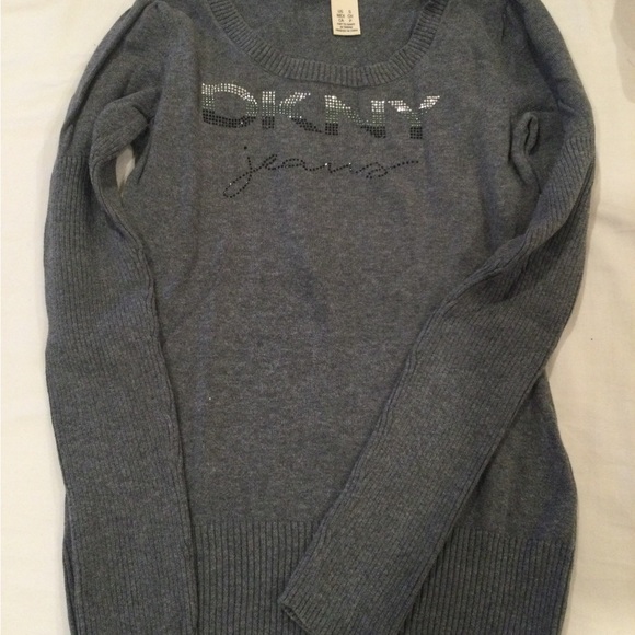 DKNY jeans scoop neck sweater - Picture 3 of 5